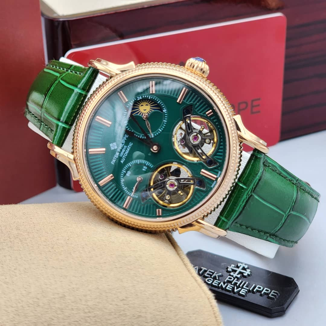 Patek Philippe Leather Double Tourbillon